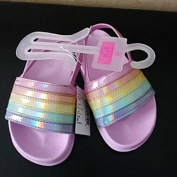 children's place rainbow sandals